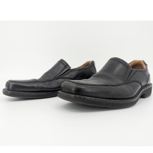 EUC Black Leather Ecco Loafers w Arch Support Size 42 (US 8 - 8.5) SAS Diplomat main image 12